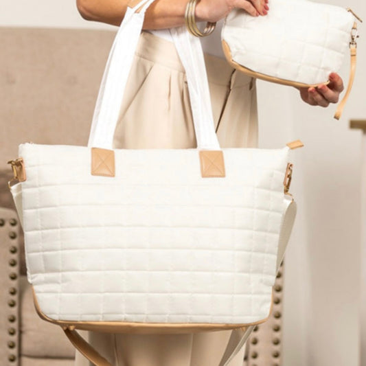 Chic Quilted Tote