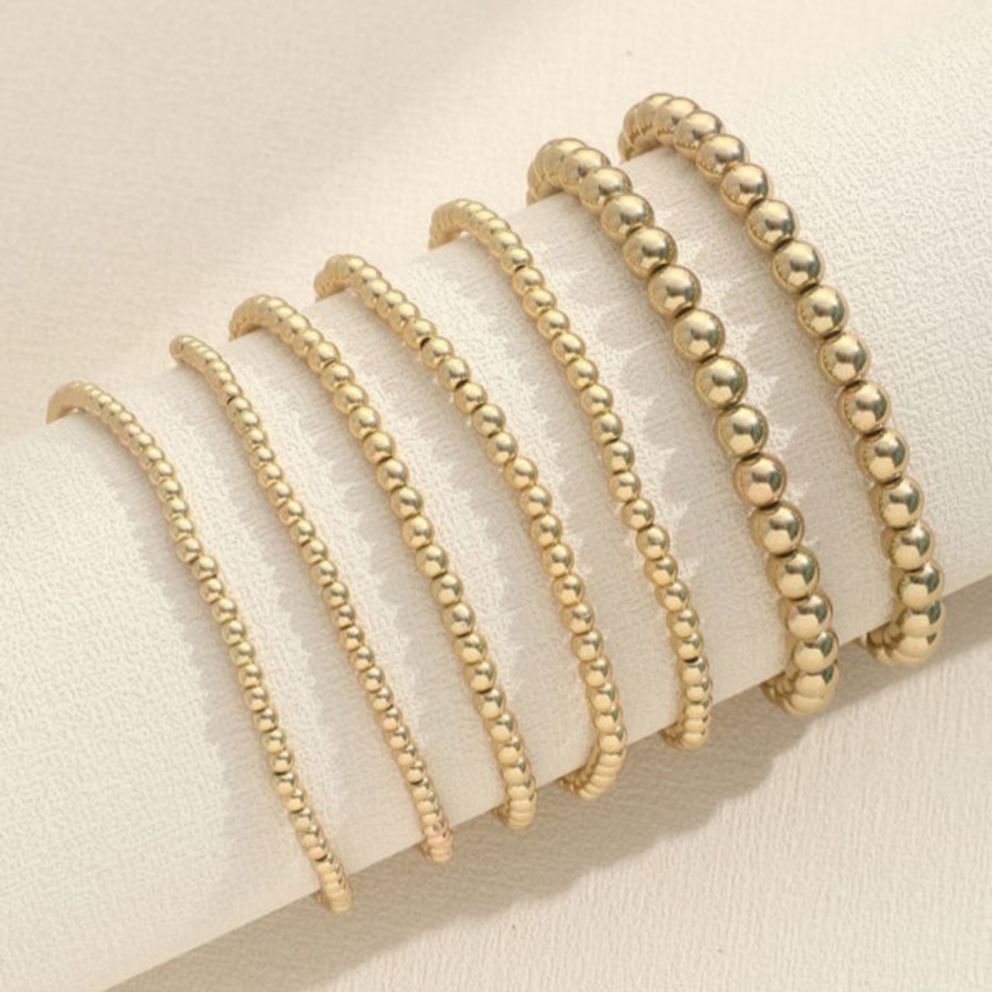 Golden Cutie 7-Piece Bracelet Set