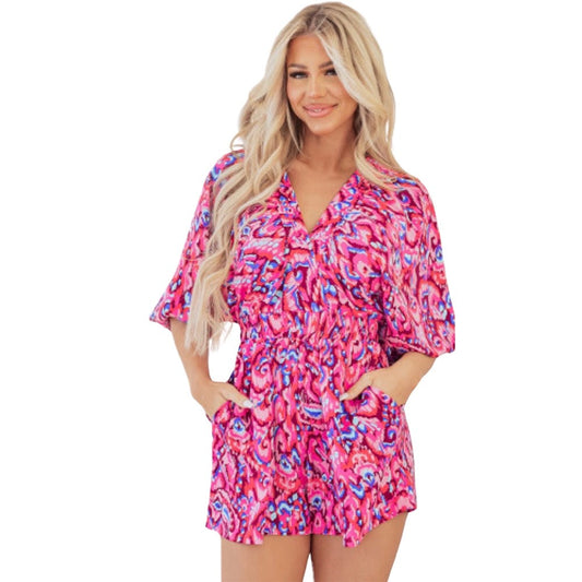 🎁 Radiant Pink Dream Romper (100% off)