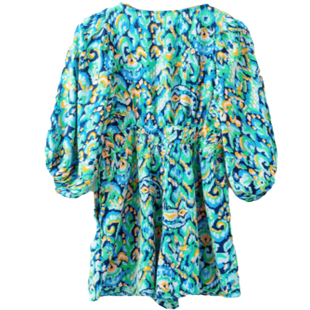 Emerald Vibes High-Waisted Romper