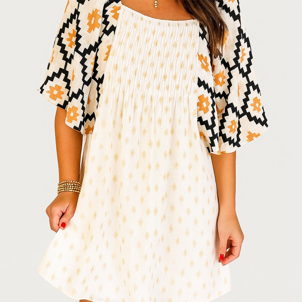 Boho Belle Western Mini Dress